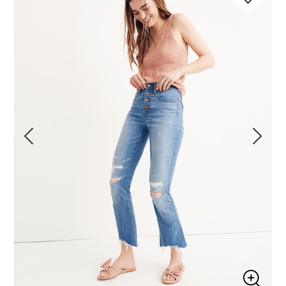 Madewell Demi-boot Jeans Size 32